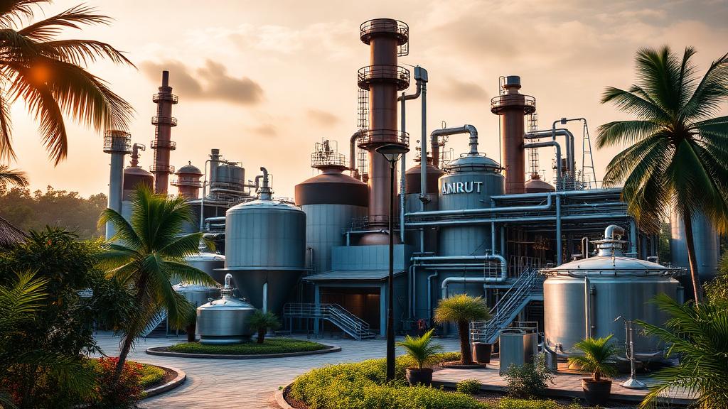 Amrut distillery in Bangalore, India