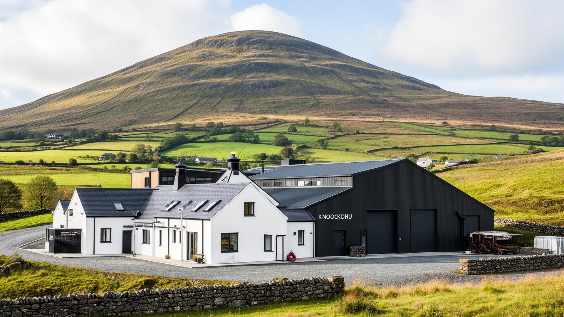 AnCnoc (Knockdhu) distillery in Highland, Scotland