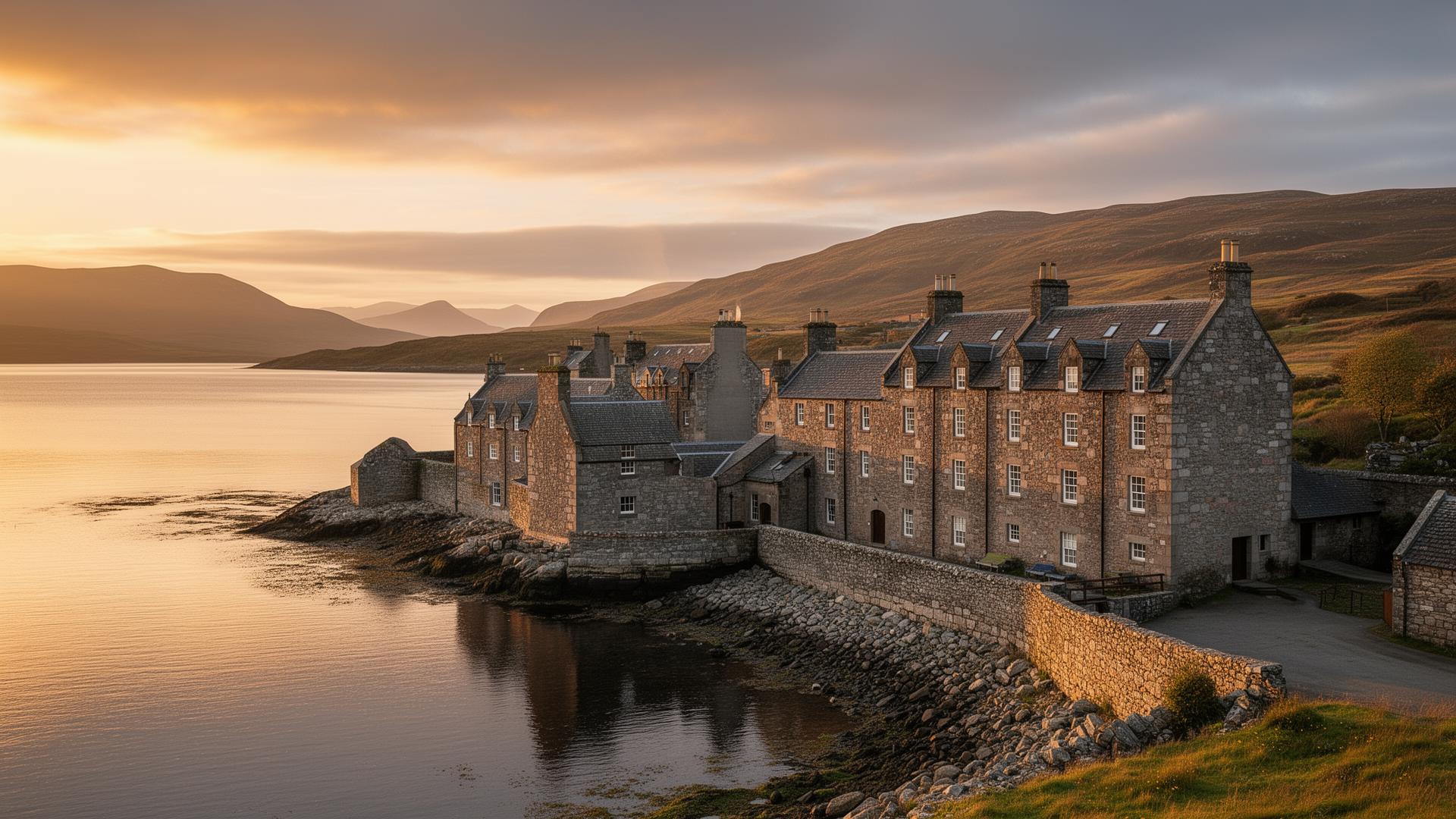 Balblair distillery in Highland, Scotland