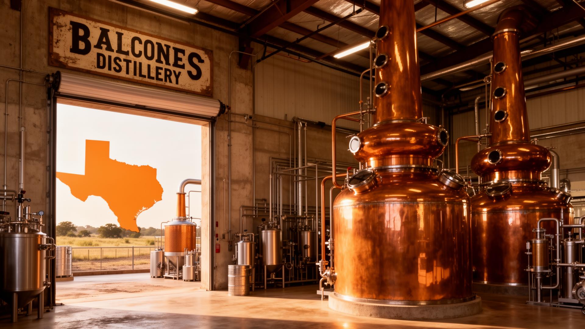Balcones distillery in Texas, USA