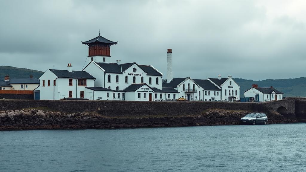 Bowmore distillery in Islay, Scotland