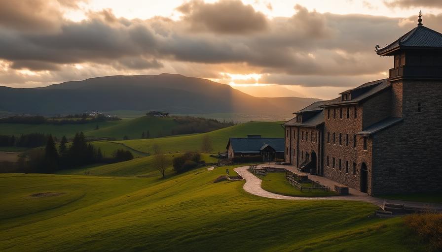 Cardhu distillery in Speyside, Scotland