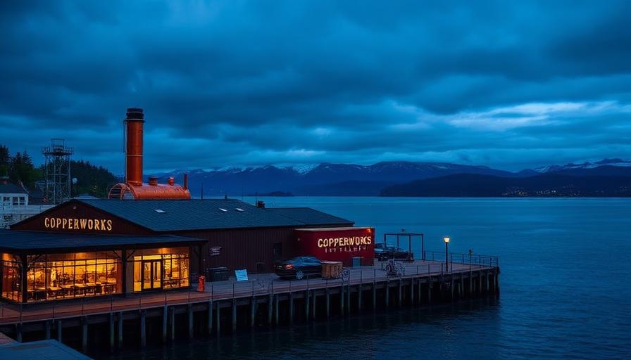 Copperworks distillery in Washington, USA