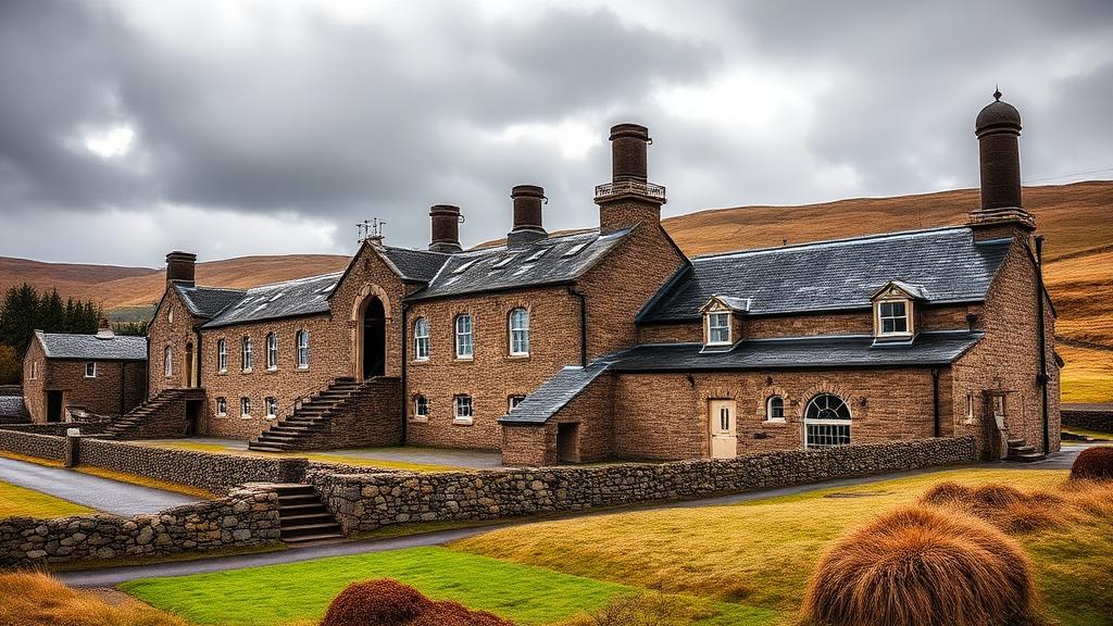 Cragganmore distillery in Speyside, Scotland