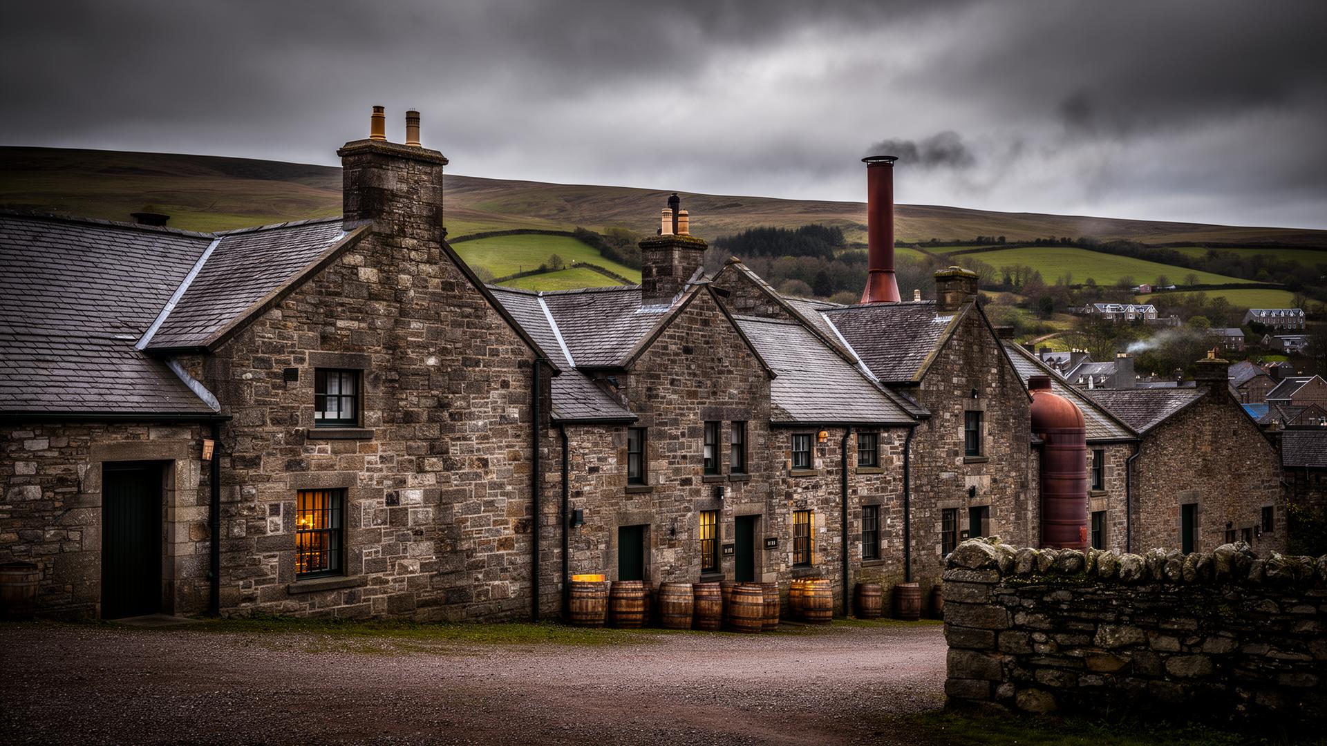 Craigellachie distillery in Speyside, Scotland
