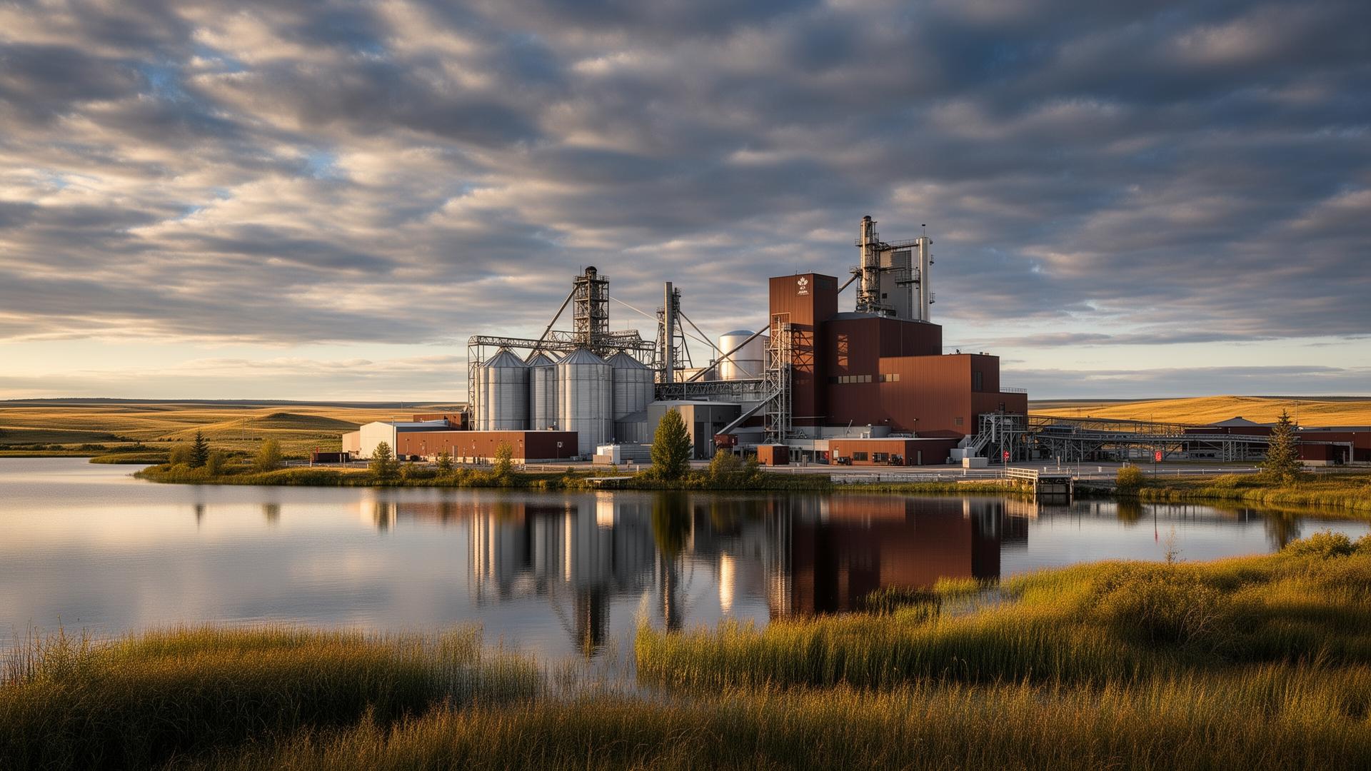 Crown Royal (Gimli) distillery in Manitoba, Canada