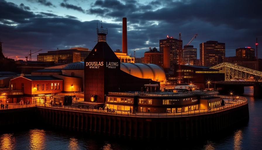 Douglas Laing distillery in Lowland, Scotland