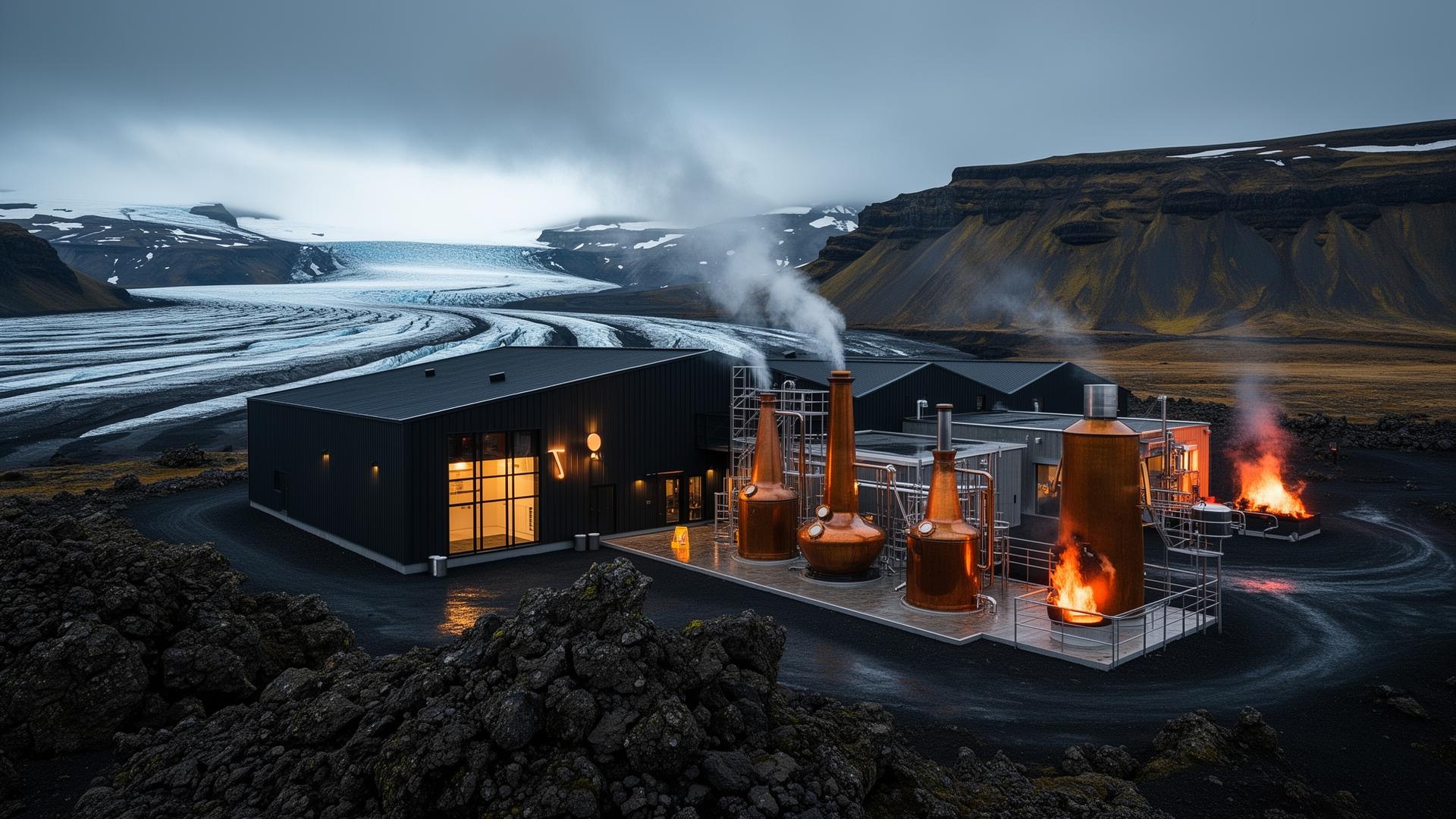 Flóki distillery in Borgarnes, Iceland