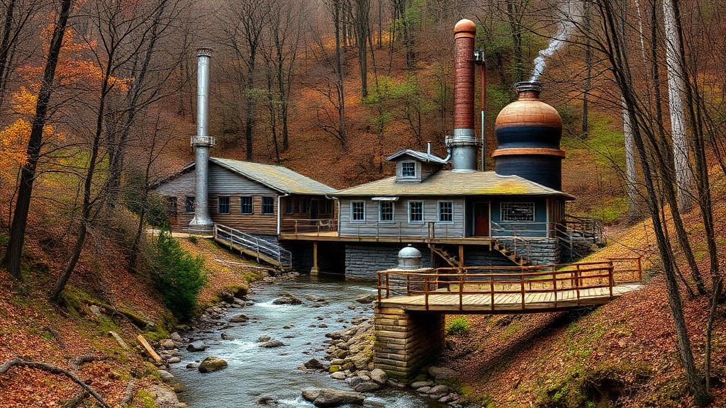 George Dickel distillery in Tennessee, USA