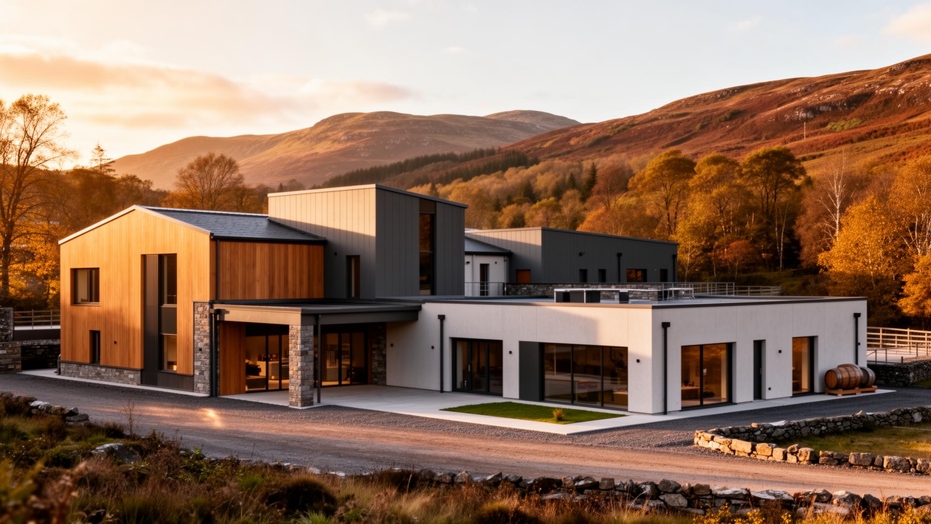 GlenAllachie distillery in Speyside, Scotland