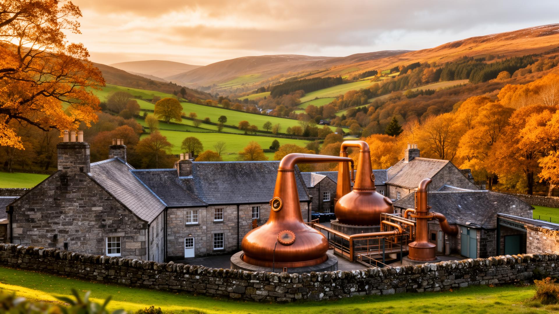 Glenfiddich distillery in Speyside, Scotland