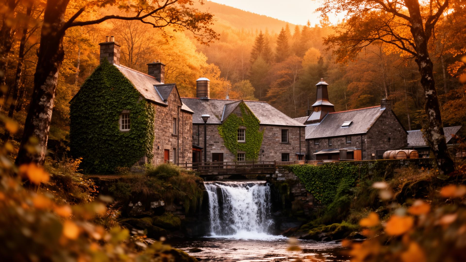 Glengoyne distillery in Highland, Scotland