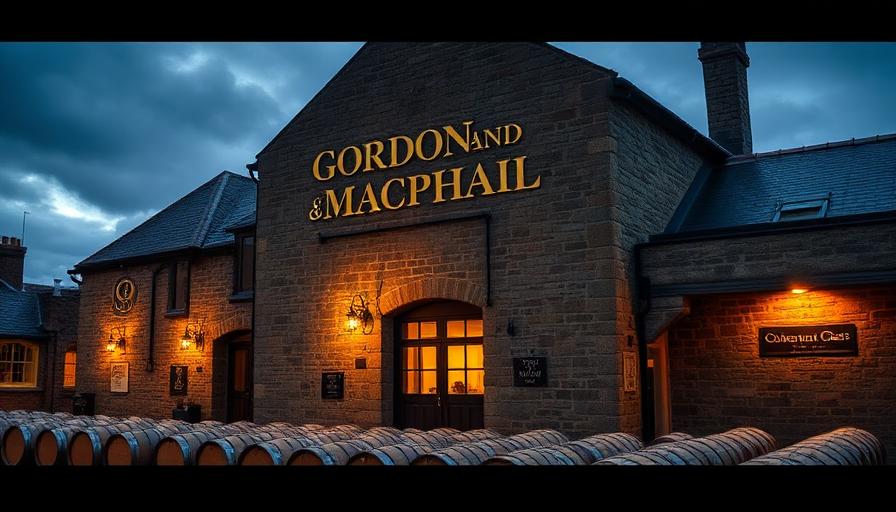 Gordon & MacPhail distillery in Speyside, Scotland