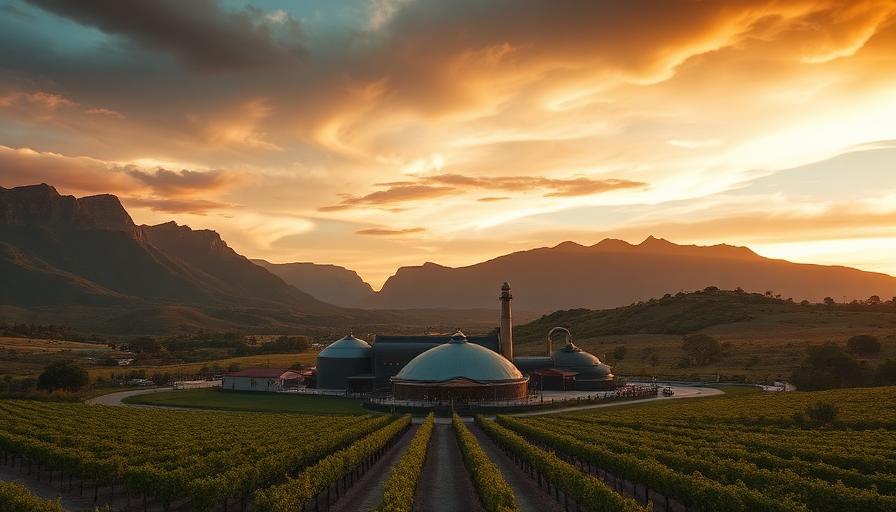James Sedgwick distillery in Western Cape, South Africa