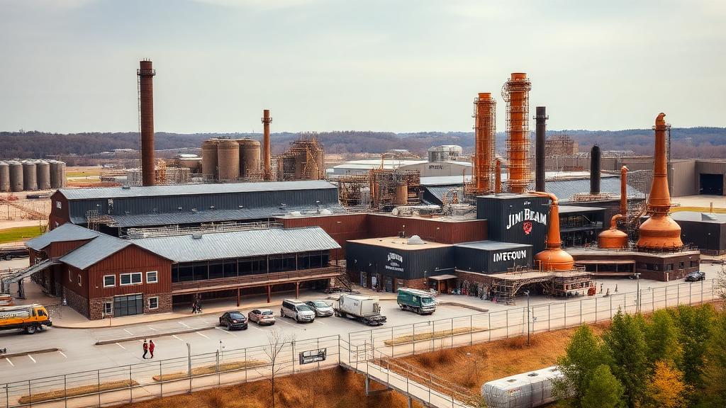 Jim Beam distillery in Kentucky, USA