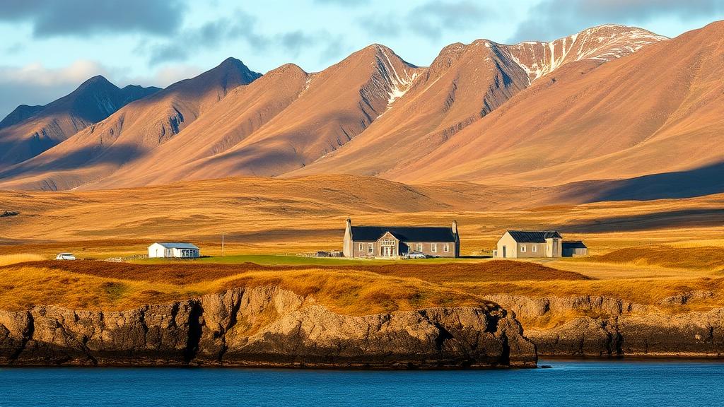 Isle of Jura distillery in Island, Scotland