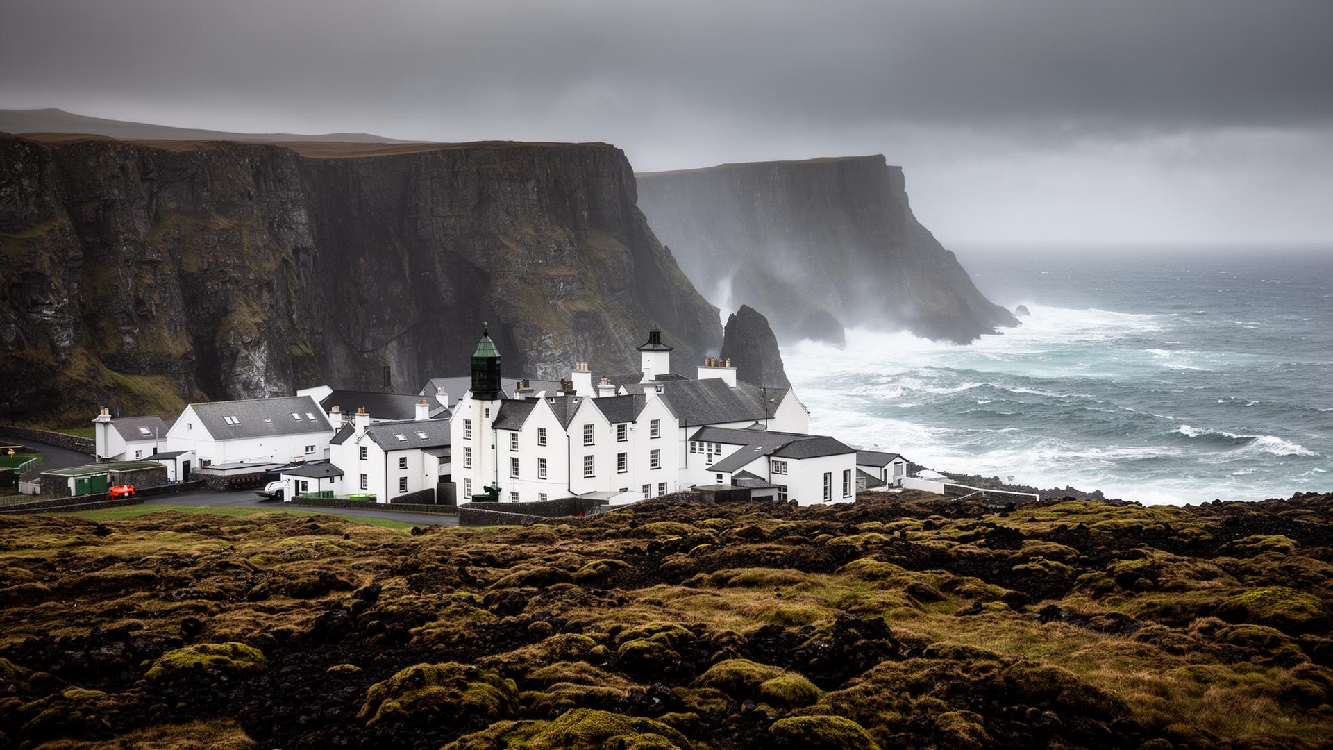 Laphroaig distillery in Islay, Scotland