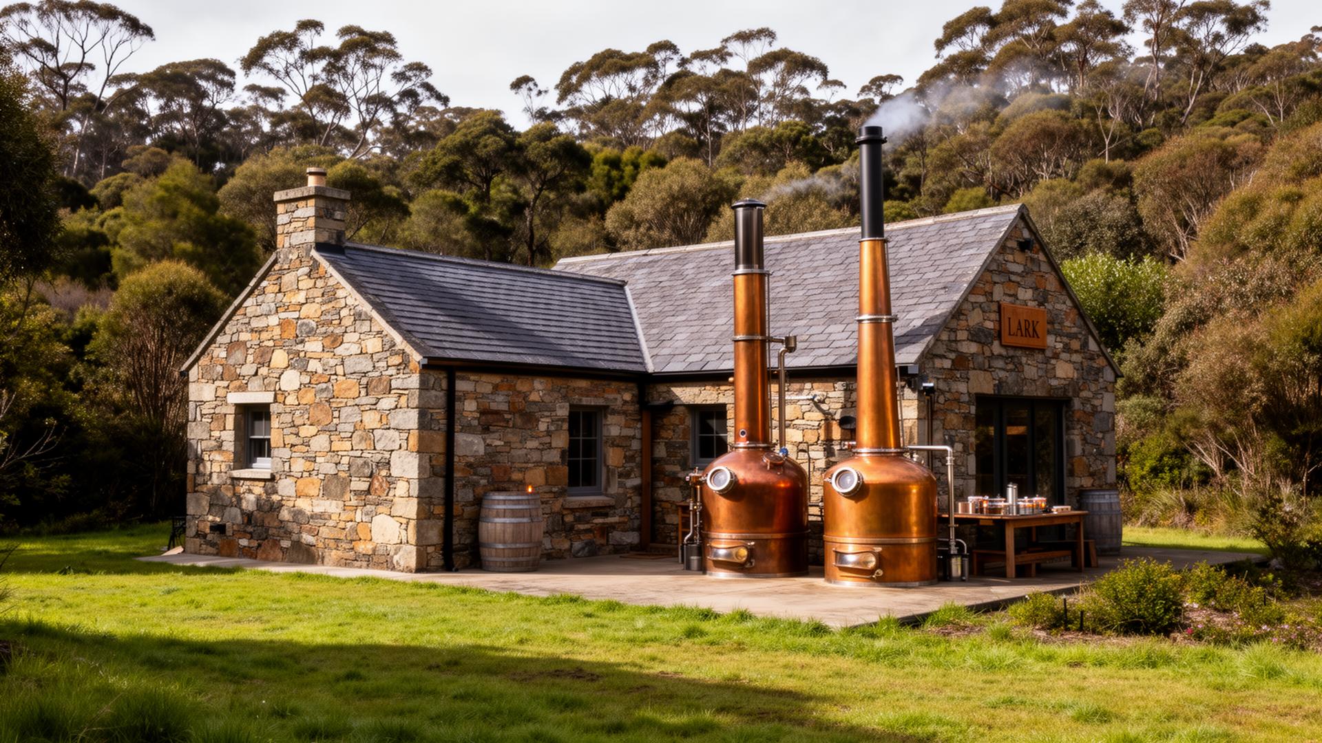 Lark distillery in Tasmania, Australia