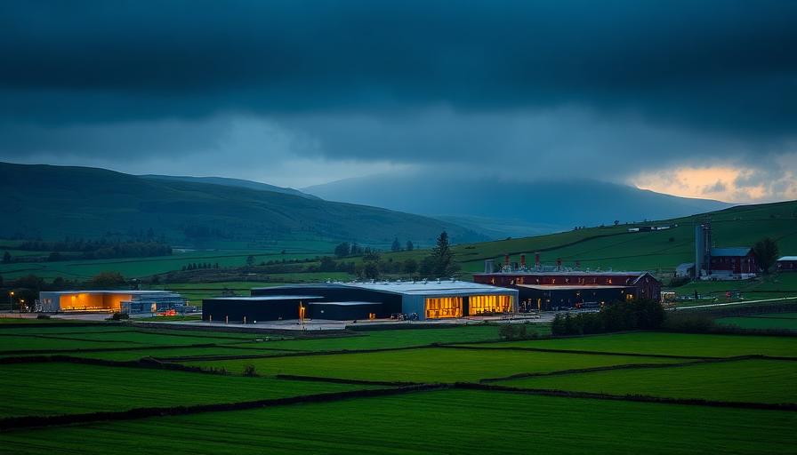 Mannochmore distillery in Speyside, Scotland