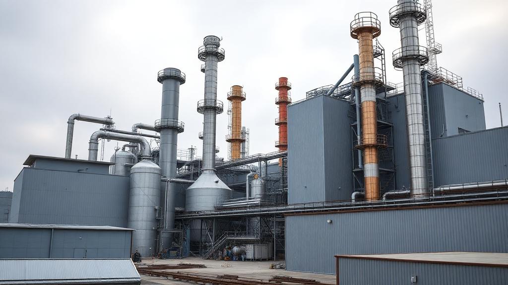 MGP (Bulleit Rye) distillery in Indiana, USA