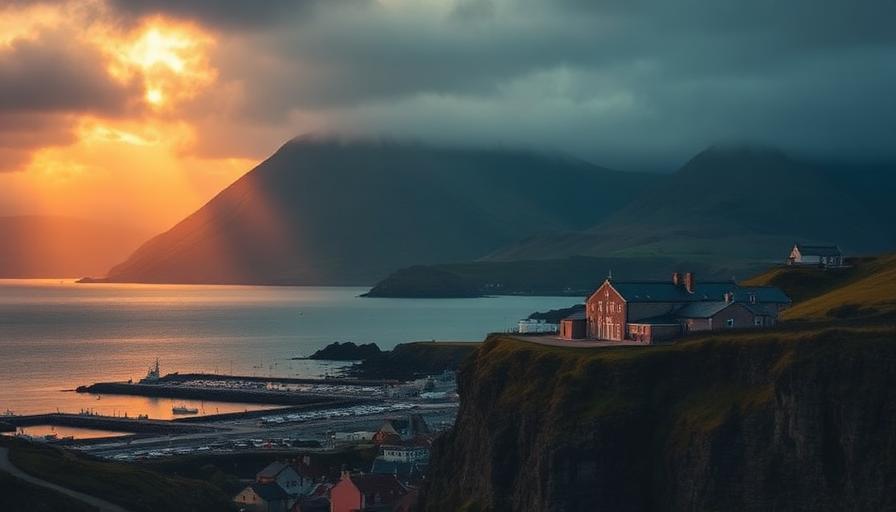 Oban distillery in Highland, Scotland