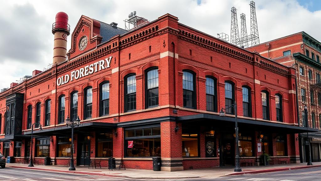 Brown-Forman (Old Forester) distillery in Kentucky, USA