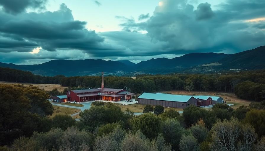 Overeem distillery in Tasmania, Australia