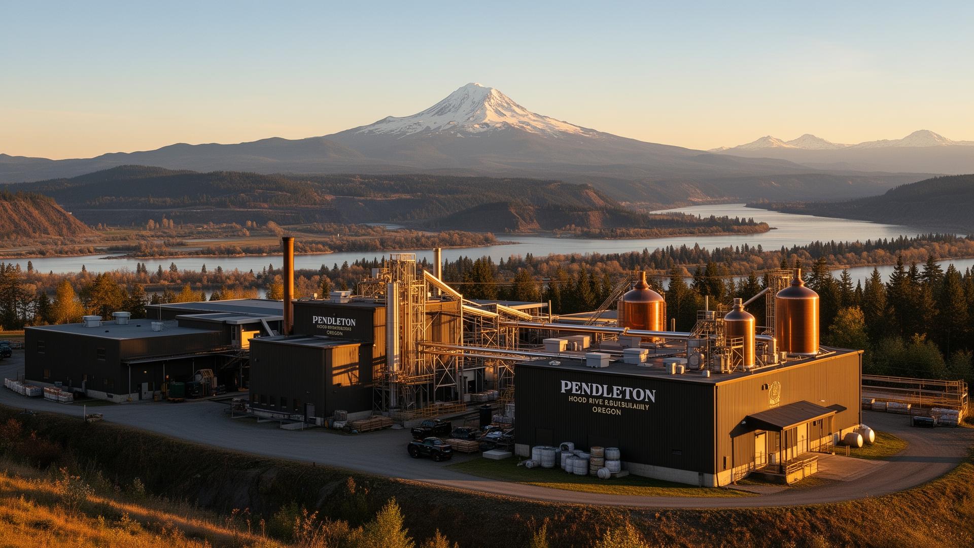 Hood River (Pendleton) distillery in British Columbia, Canada