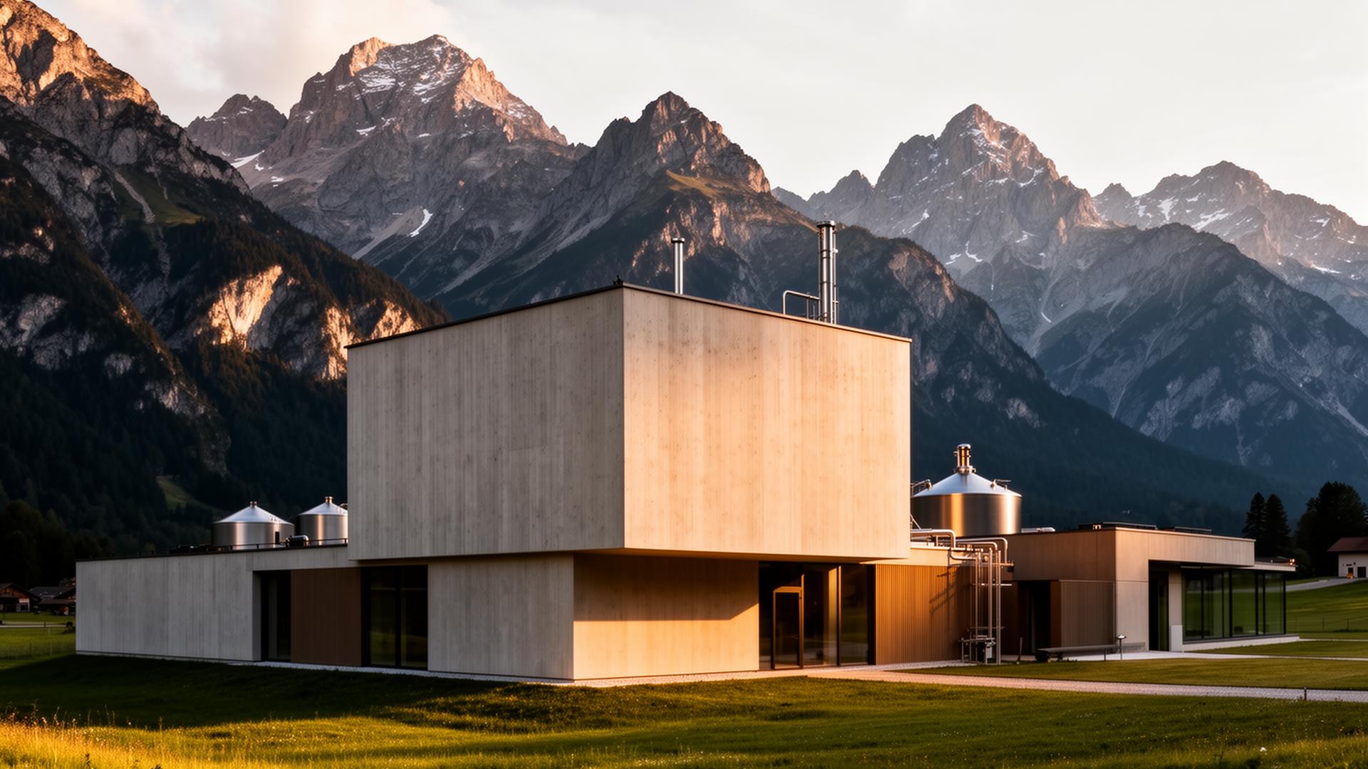 Puni distillery in South Tyrol, Italy