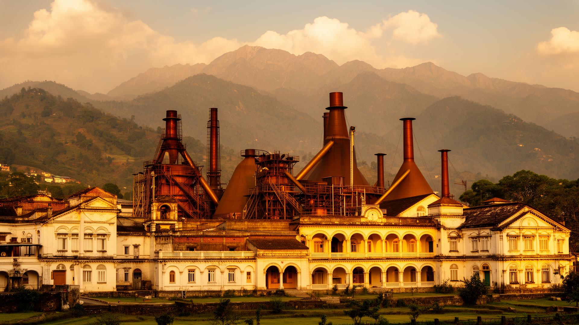 Rampur distillery in Uttar Pradesh, India
