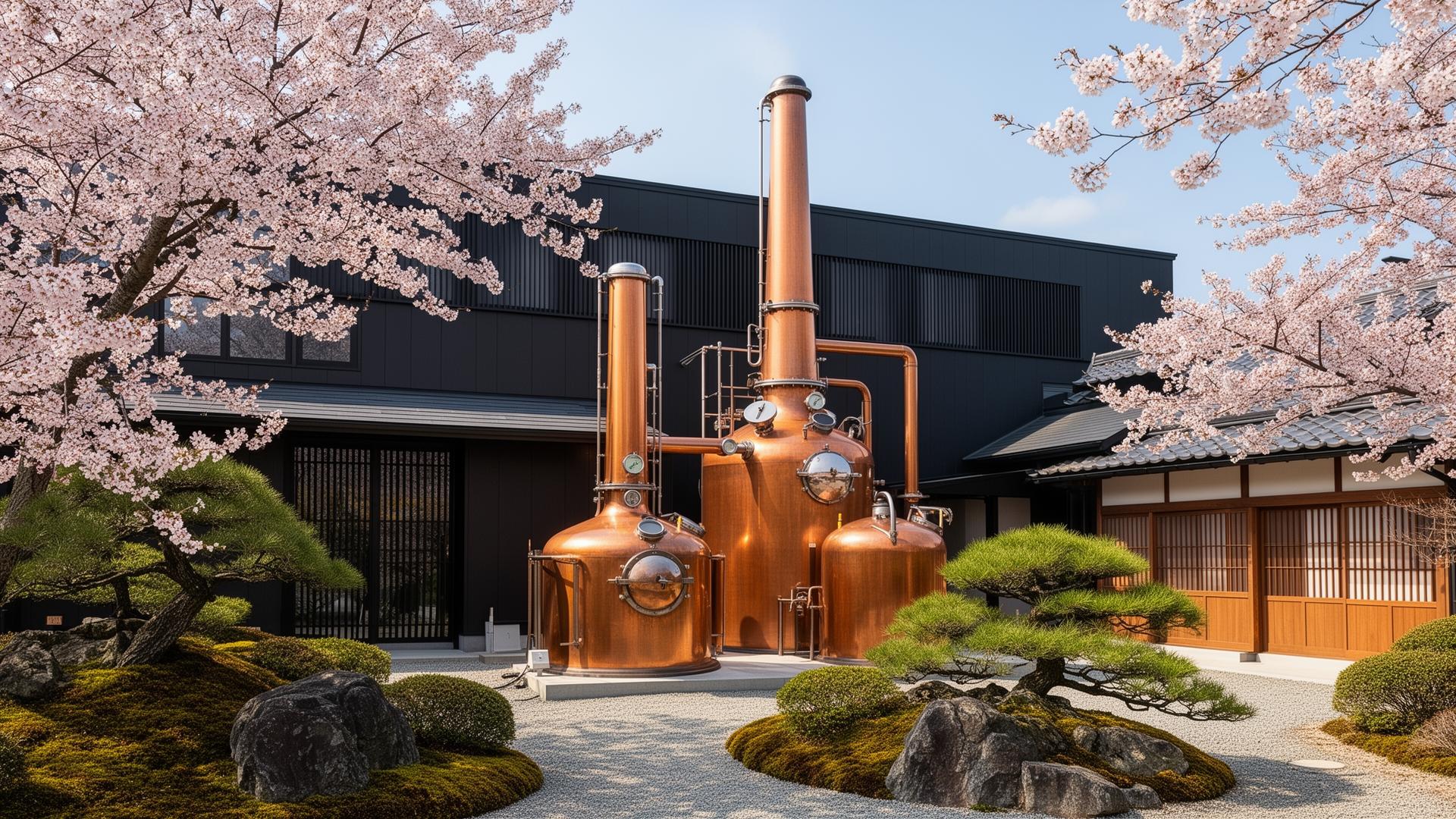 Osaka (Sakurao) distillery in Osaka, Japan