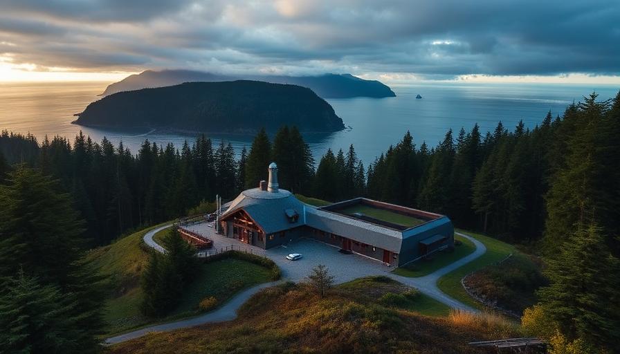 Shelter Point distillery in British Columbia, Canada