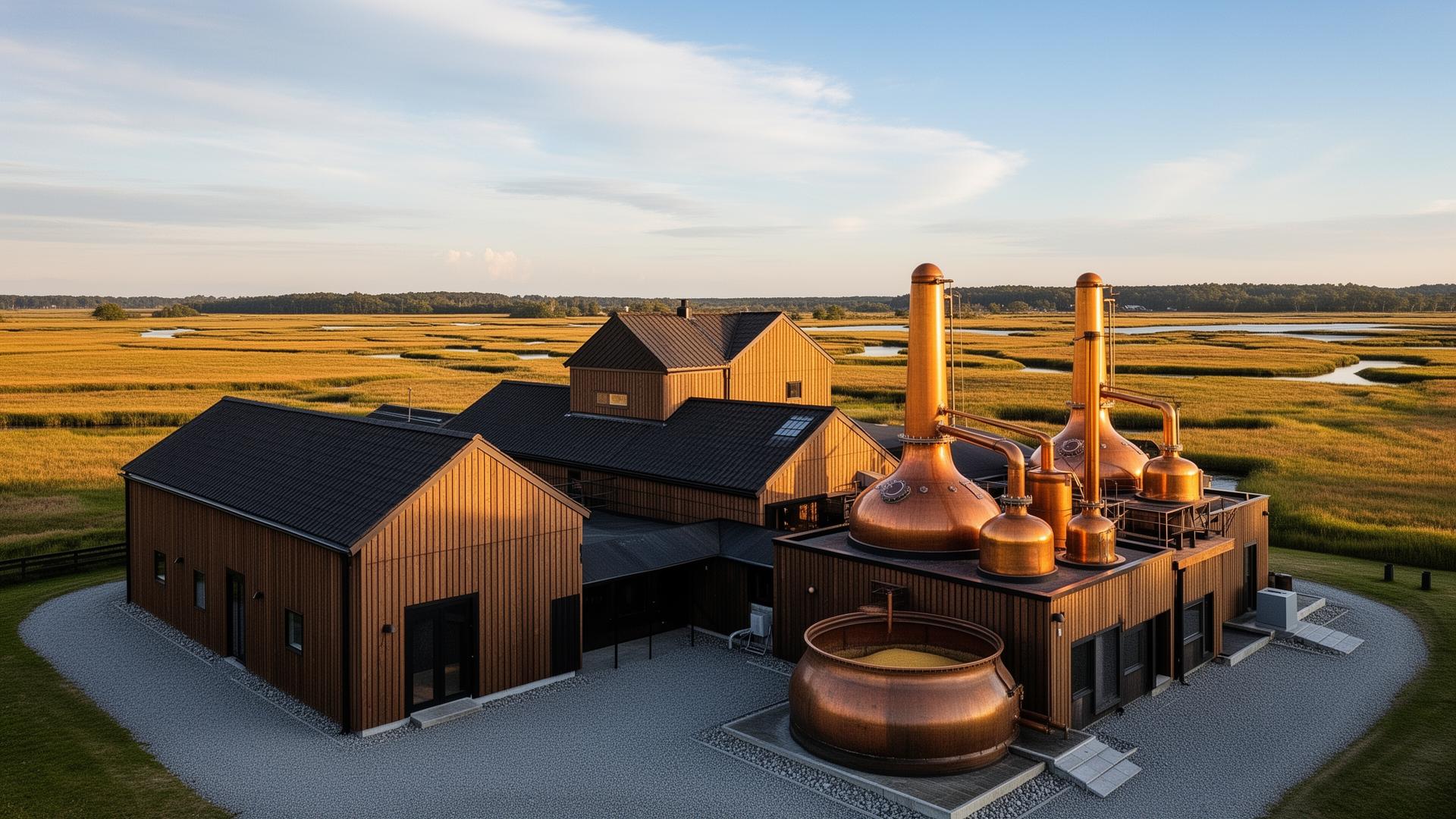 Stauning distillery in West Jutland, Denmark