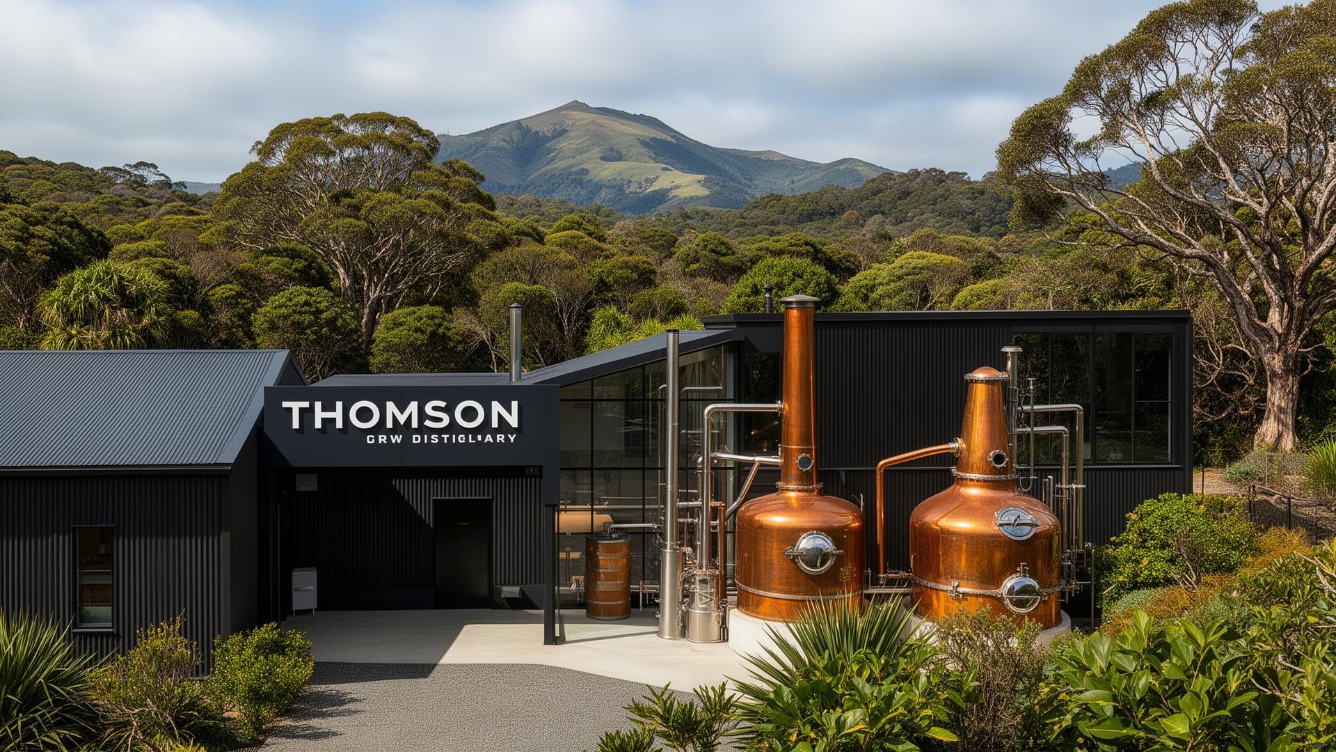 Thomson distillery in Auckland, New Zealand