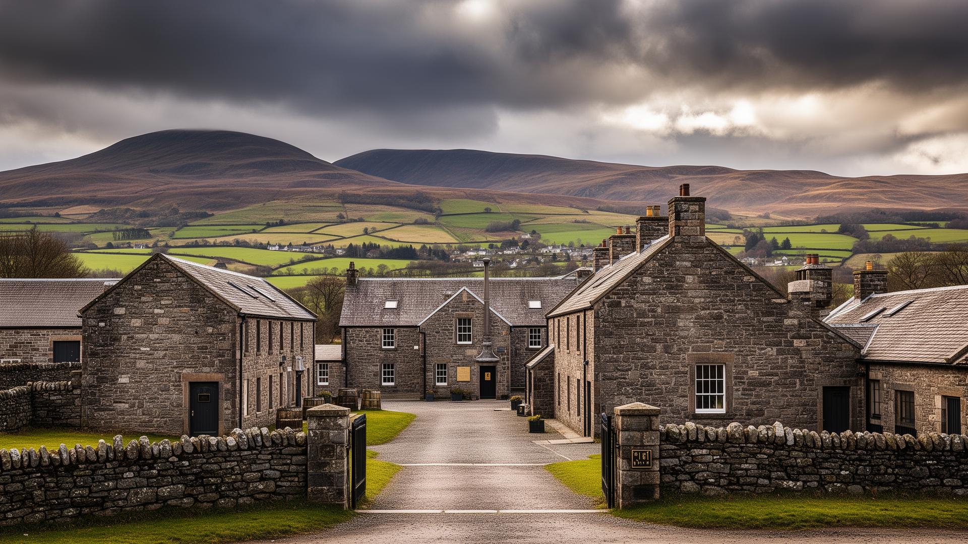 Tullibardine distillery in Highland, Scotland
