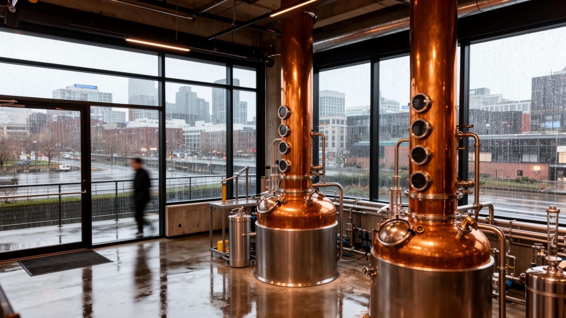 Westland distillery in Washington, USA