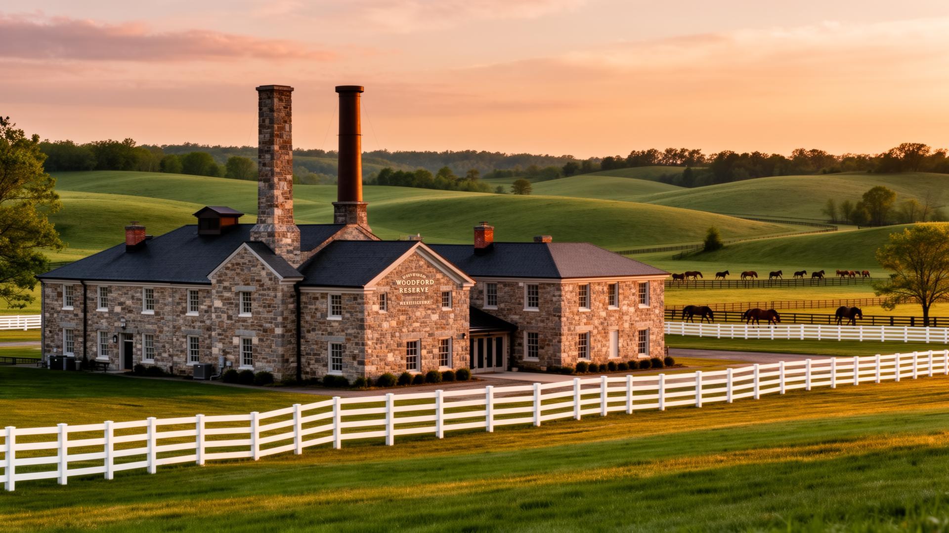 Woodford Reserve distillery in Kentucky, USA